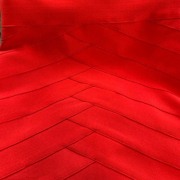 Akira Orange bandaid dress fits sz 6-10. Never been worn. Great day to evening - Picture 4 of 4